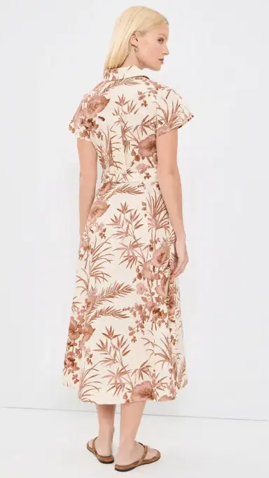 Cara Cara Sawyer Dress Paradise Camel | Thumbnail 3