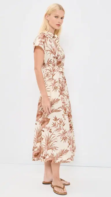 Cara Cara Sawyer Dress Paradise Camel | Thumbnail 4
