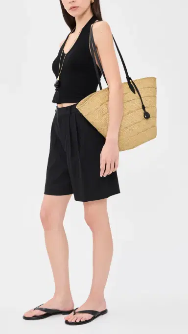 Hunting Season The Large Trapeze Basket Taupe/Black One Size | Thumbnail 3