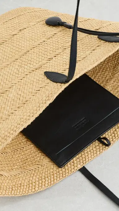 Hunting Season The Large Trapeze Basket Taupe/Black One Size | Thumbnail 6