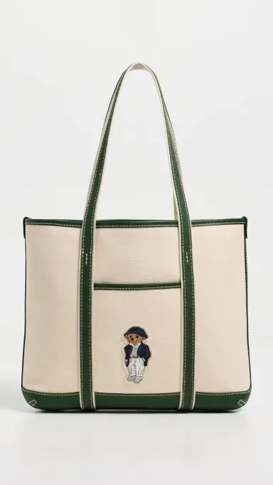 Polo Ralph Lauren Small Shaped Polo Bear Tote Bag | Thumbnail 2