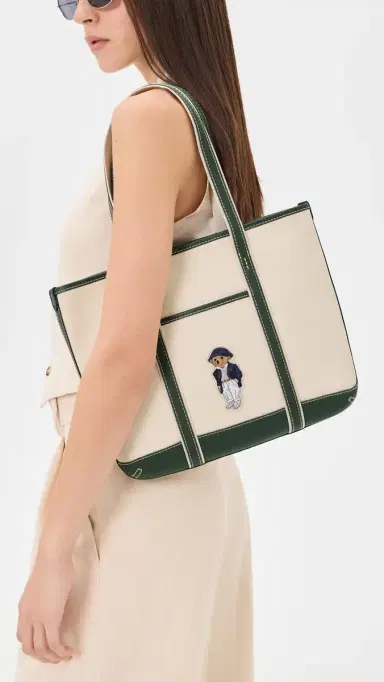 Polo Ralph Lauren Small Shaped Polo Bear Tote Bag | Thumbnail 3