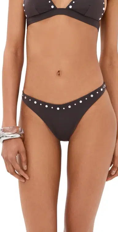 Staud Dana Bikini Bottoms Espresso tuds | Thumbnail 1