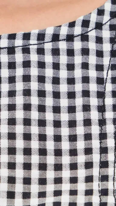 Free People Sunfaded Top Black And White Comb S | Thumbnail 6