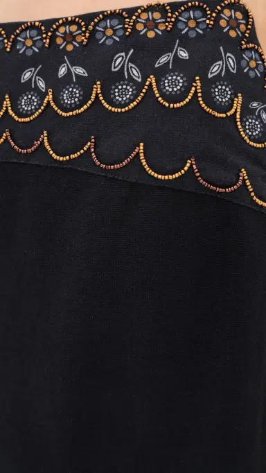 Free People Sunspell Mini Dress Black Combo L | Thumbnail 6