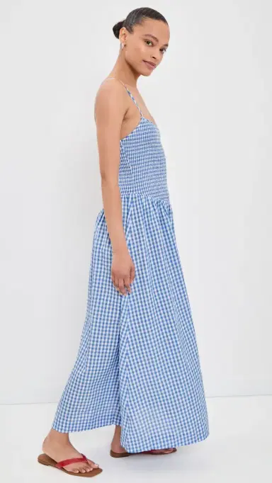 LSpace Misha Midi Dress Morning Gingham S | Thumbnail 4