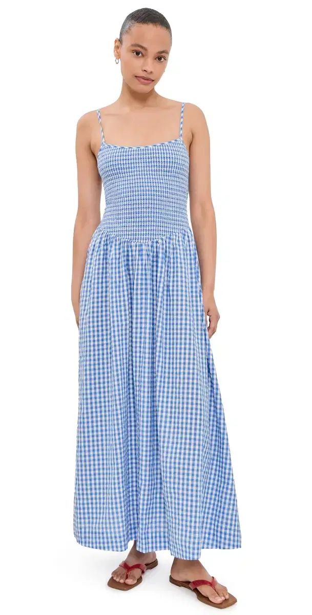 LSPACE isha Midi Dress orning Gingham