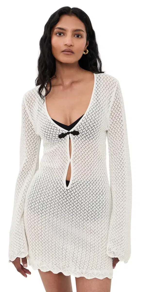The Garment Tanzania Short Dress Ecru