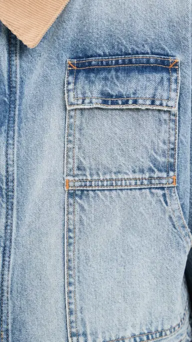 SLVRLAKE Conor Cropped Worker Jacket East eets West | Thumbnail 6 SLVRLAKE Conor Cropped Worker Jacket East eets West | Thumbnail 6