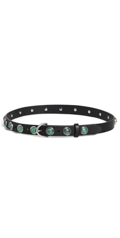 rag & bone Celia Stud Belt Black | Thumbnail 1