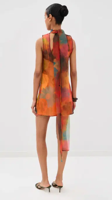 Staud Albee Mini Dress Superbloom | Thumbnail 3