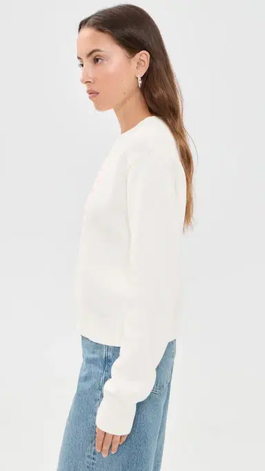 LoveShackFancy Ty Flag Pullover Ivory Dreams L | Thumbnail 4