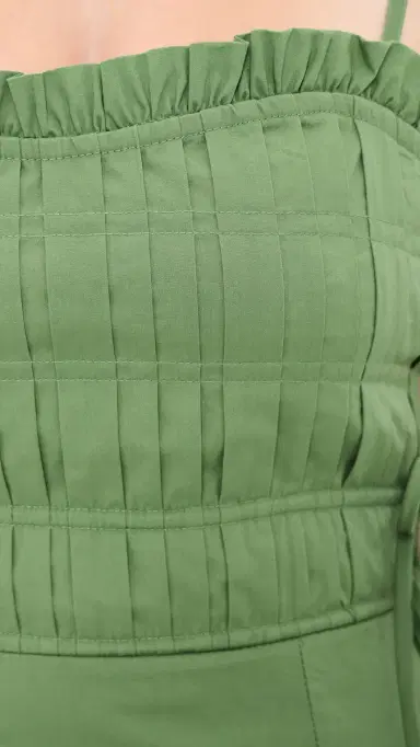 Moon River Pleated Midi Dress oss Green | Thumbnail 6 Moon River Pleated Midi Dress oss Green | Thumbnail 6
