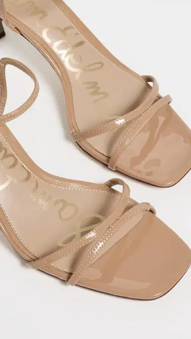 Sam Edelman Presley Strappy Kitten Heels Sienna Tan 9 | Thumbnail 6