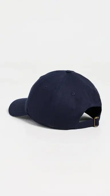 Sporty & Rich Syracuse New York Baseball Cap Dark Navy White One Size | Thumbnail 4