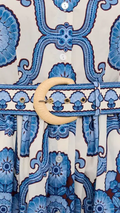 Cara Cara Malena Dress Mod Floral Blue 2 | Thumbnail 6 Cara Cara Malena Dress Mod Floral Blue 2 | Thumbnail 6