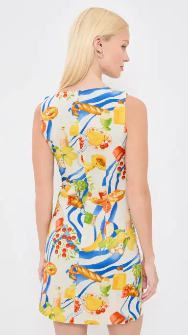 Moon River Shift Mini Dress White ulti | Thumbnail 3