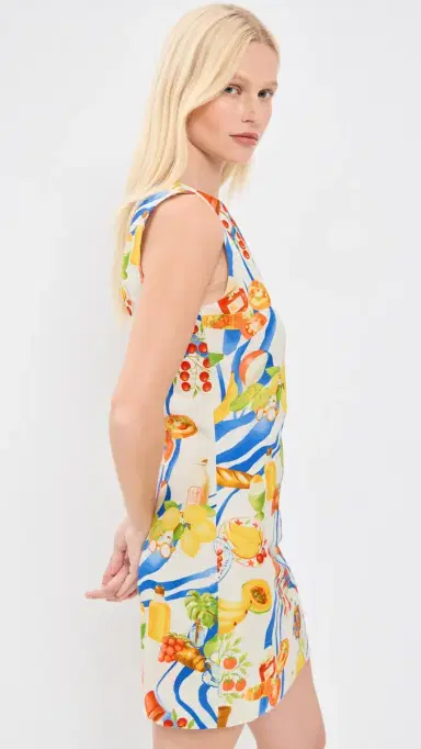 Moon River Shift Mini Dress White ulti | Thumbnail 4