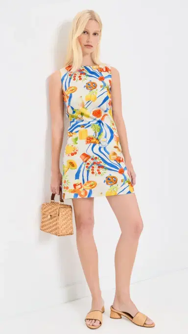 Moon River Shift Mini Dress White ulti | Thumbnail 5