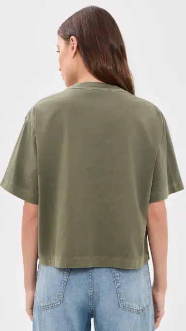 Madewell The Boxy Crop Tee Faded Ivy | Thumbnail 3 Madewell The Boxy Crop Tee Faded Ivy | Thumbnail 3