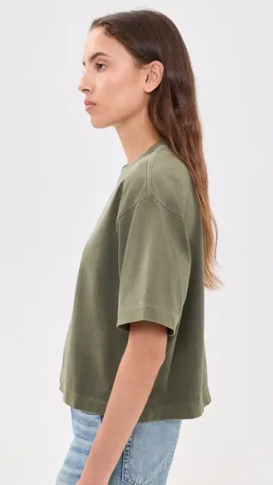 Madewell The Boxy Crop Tee Faded Ivy | Thumbnail 4 Madewell The Boxy Crop Tee Faded Ivy | Thumbnail 4