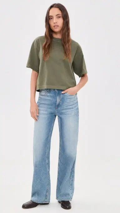Madewell The Boxy Crop Tee Faded Ivy | Thumbnail 5 Madewell The Boxy Crop Tee Faded Ivy | Thumbnail 5