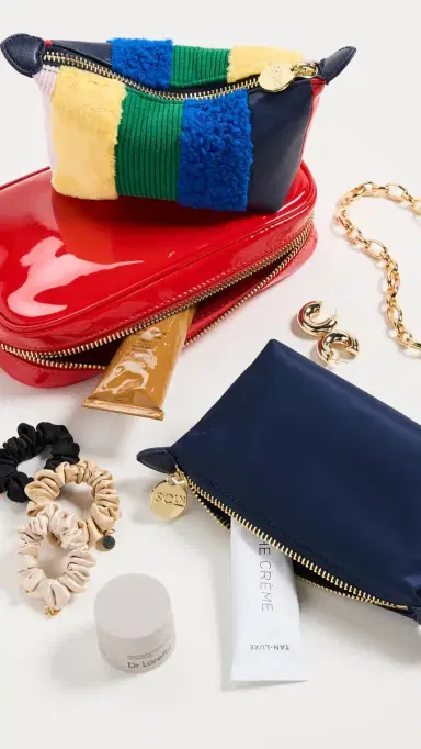 Stoney Clover Lane Pouchette Sapphire One Size | Thumbnail 4