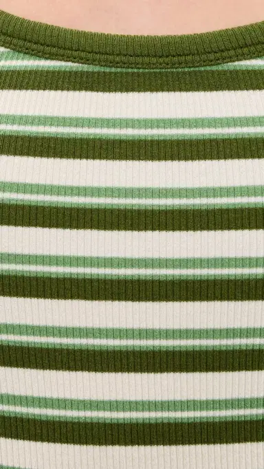 Joe's Jeans The Cami Fern/Pesto Stripe | Thumbnail 6