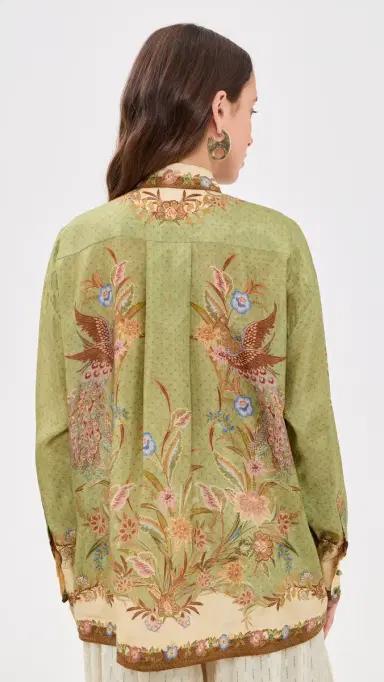 Zimmermann Silk Indra Relaxed Shirt | Thumbnail 3 Zimmermann Silk Indra Relaxed Shirt | Thumbnail 3