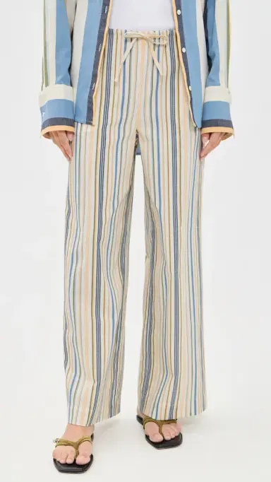 Joe's Jeans The Brynn Pants Azure Multi Stripe | Thumbnail 2 Joe's Jeans The Brynn Pants Azure Multi Stripe | Thumbnail 2