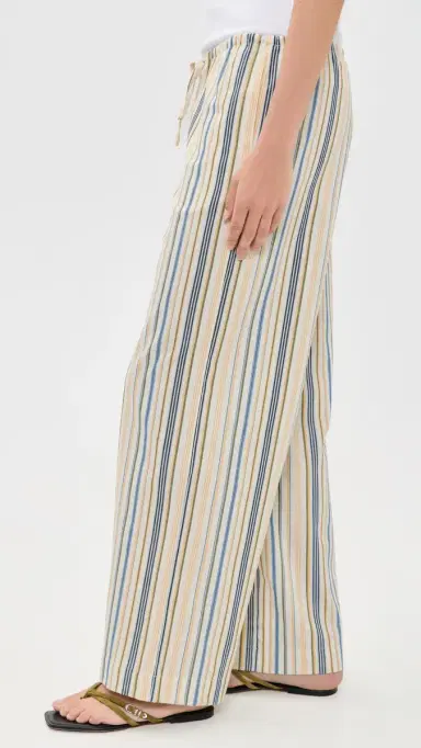 Joe's Jeans The Brynn Pants Azure Multi Stripe | Thumbnail 4 Joe's Jeans The Brynn Pants Azure Multi Stripe | Thumbnail 4