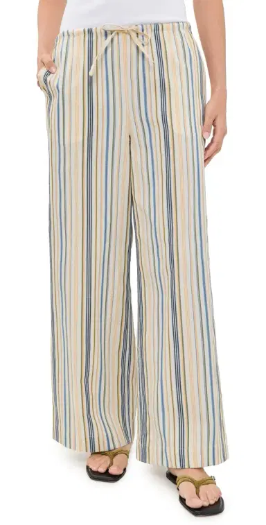 Joe's Jeans The Brynn Pants Azure Multi Stripe | Thumbnail 1 Joe's Jeans The Brynn Pants Azure Multi Stripe | Thumbnail 1