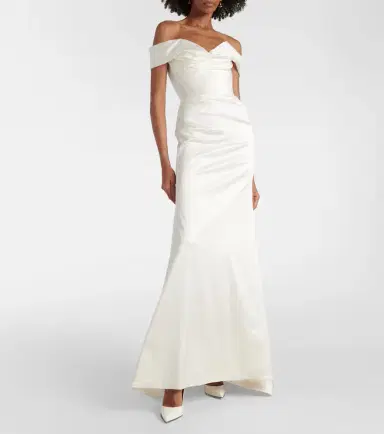 Vivienne Westwood Bridal Nova Cora satin gown | Thumbnail 5