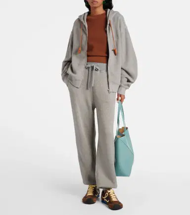 Loewe Flamenco cotton and cashmere hoodie | Thumbnail 2