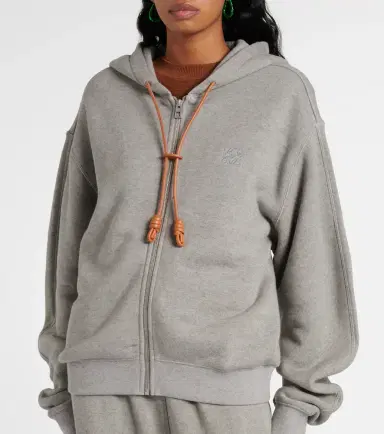Loewe Flamenco cotton and cashmere hoodie | Thumbnail 3