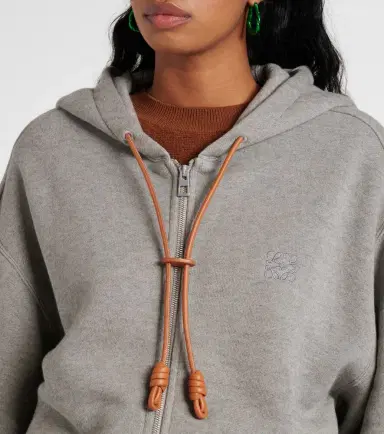 Loewe Flamenco cotton and cashmere hoodie | Thumbnail 5