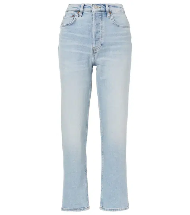 Re/Done 70s Stove Pipe high-rise straight jeans