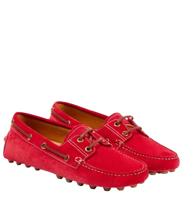 Tod's Gommino Bubble suede boat shoes
