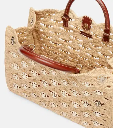 Rabanne 1969 embellished raffia tote bag | Thumbnail 3
