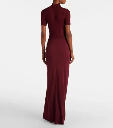 Christopher Esber Gathered ribbed-knit gown | Thumbnail 2 Christopher Esber Gathered ribbed-knit gown | Thumbnail 2