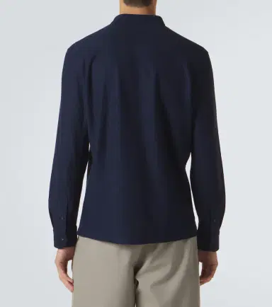 Brunello Cucinelli Striped cotton and silk shirt | Thumbnail 5 Brunello Cucinelli Striped cotton and silk shirt | Thumbnail 5