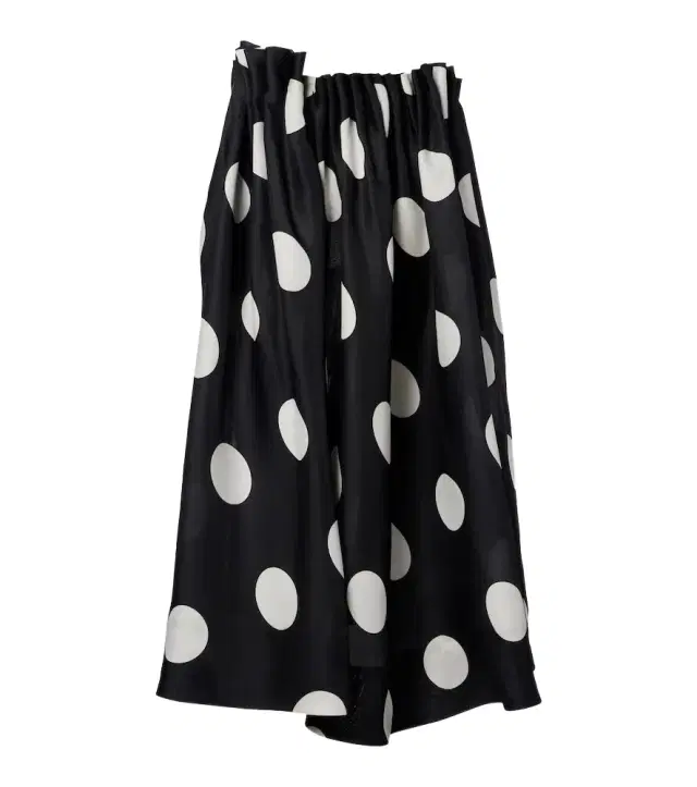 Riley polka-dot silk maxi skirt