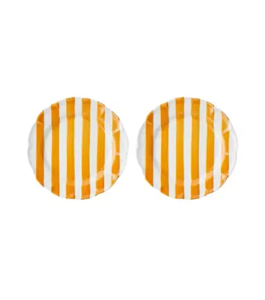 Cabana Righe set of 2 ceramic dinner plates | Thumbnail 1