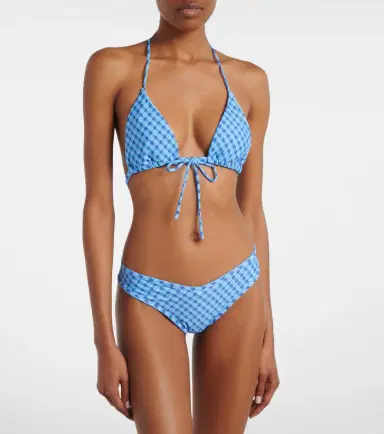 Montce Lulu plaid bikini bottoms | Thumbnail 2