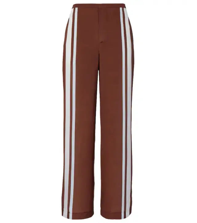 Marais silk wide-leg pants