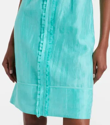 Shushu/Tong Linen-blend midi dress | Thumbnail 6 Shushu/Tong Linen-blend midi dress | Thumbnail 6