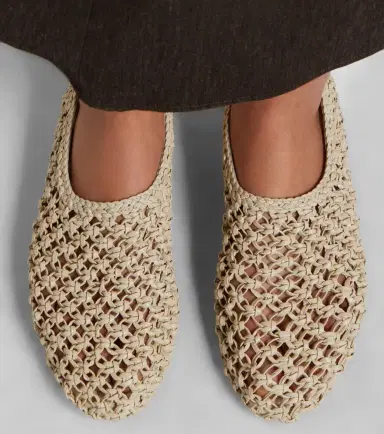 Souliers Martinez Pisa woven leather ballet flats | Thumbnail 6 Souliers Martinez Pisa woven leather ballet flats | Thumbnail 6