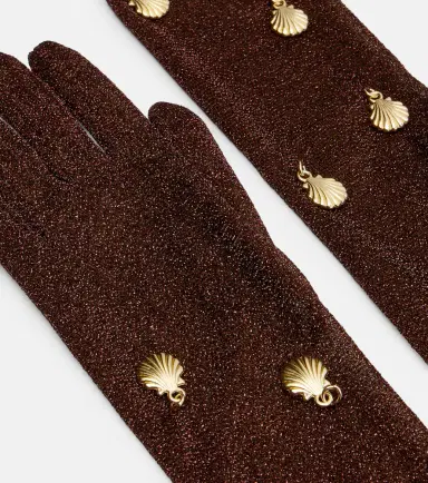Oséree Oséree umière embellished gloves | Thumbnail 2