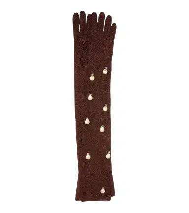 Oséree Oséree umière embellished gloves | Thumbnail 1