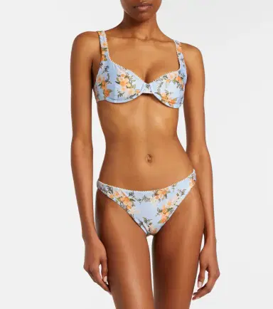 Agua by Agua Bendita Promesa floral bikini bottoms | Thumbnail 2